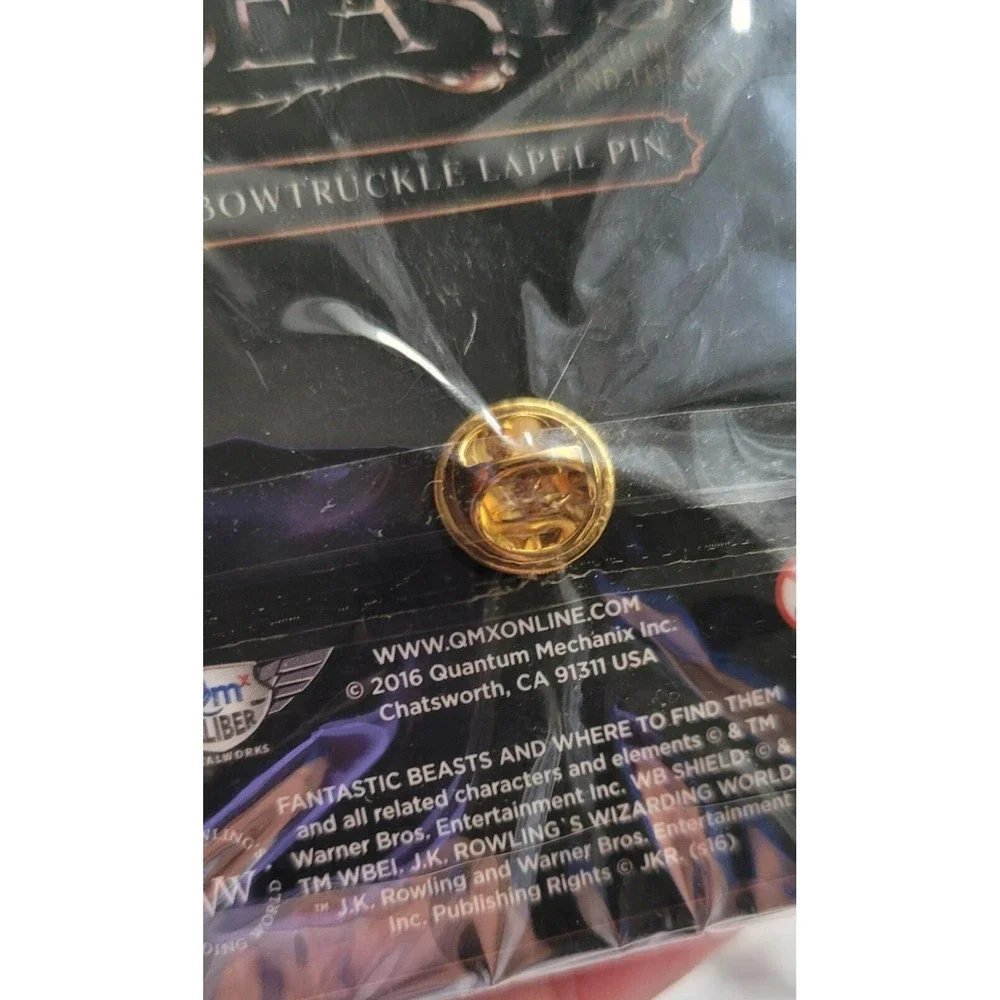 Harry Potter Prophecy Pin‎ & Bow Truckle Lapel Pin Warner Bros NEW!